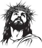 Jesus Chirst - Christmas & Baptism - For Church or Home Decal