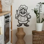 Chef With Fork - Kitchen & Dinning Wall Decor - Image 3