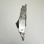 Palestine Map Wall Decor -Acrylic Shiny Wall Art - Image 3