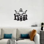 Jesus Christ with Children - Christian Home Décor - Christmas & Baptism - For Church or - Image 2