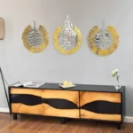 Ayatul Kursi, Surah Al Falaq, Surah An Nas Islamic Wall Art - Image 2