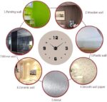 3D Wall Clock, Frameless Wall Clock DIY Wall Decoration, 3D Wall Clock Home Decor - Image 2