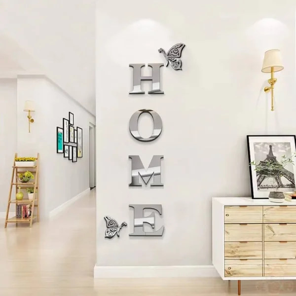 Home Sign Mirror - Modern Home Decoration