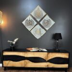 Ayatul Kursi, Surah Al Ikhlas, Al Falaq and Al Nas Islamic Wall Art - Image 4
