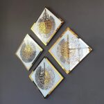Ayatul Kursi, Surah Al Ikhlas, Al Falaq and Al Nas Islamic Wall Art - Image 10