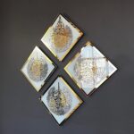 Ayatul Kursi, Surah Al Ikhlas, Al Falaq and Al Nas Islamic Wall Art - Image 2