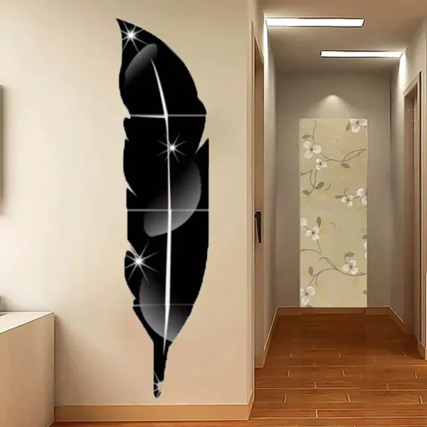 Leaf Wall Mirror- Modern Home Decoration - For Home, Office & Restaurant