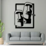 Two Faces Wall Frame | Wall Decor Art | Home Wall Decor