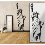 Statue of liberty, America - Skyline Wall Art - Home Decal - National Day