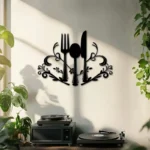 Fork and Spoon Kitchen & Dining Room Wall Art - Home Decor