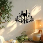 Fork and Spoon Kitchen & Dining Room Wall Art - Home Decor - Image 2