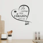 Heart Shape kitchen Wall Decal - Best For Kitchen & Restaurant Decoration - Image 4