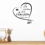 Heart Shape kitchen Wall Decal - Best For Kitchen & Restaurant Decoration