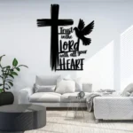 Cross Dove & Bible Qoute - Christmas & Baptism - For Church & Home Decal - Image 3
