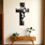 Jesus & Cross - Christmas & Baptism - For Church & Home Decal