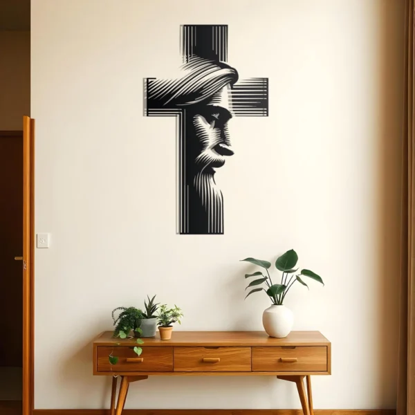 Jesus & Cross - Christmas & Baptism - For Church & Home Decal
