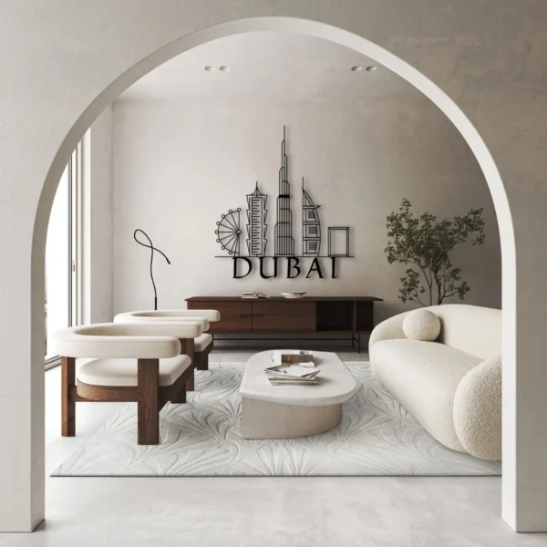 Dubai, UAE - Skyline Wall Art - Home Decal - National Day