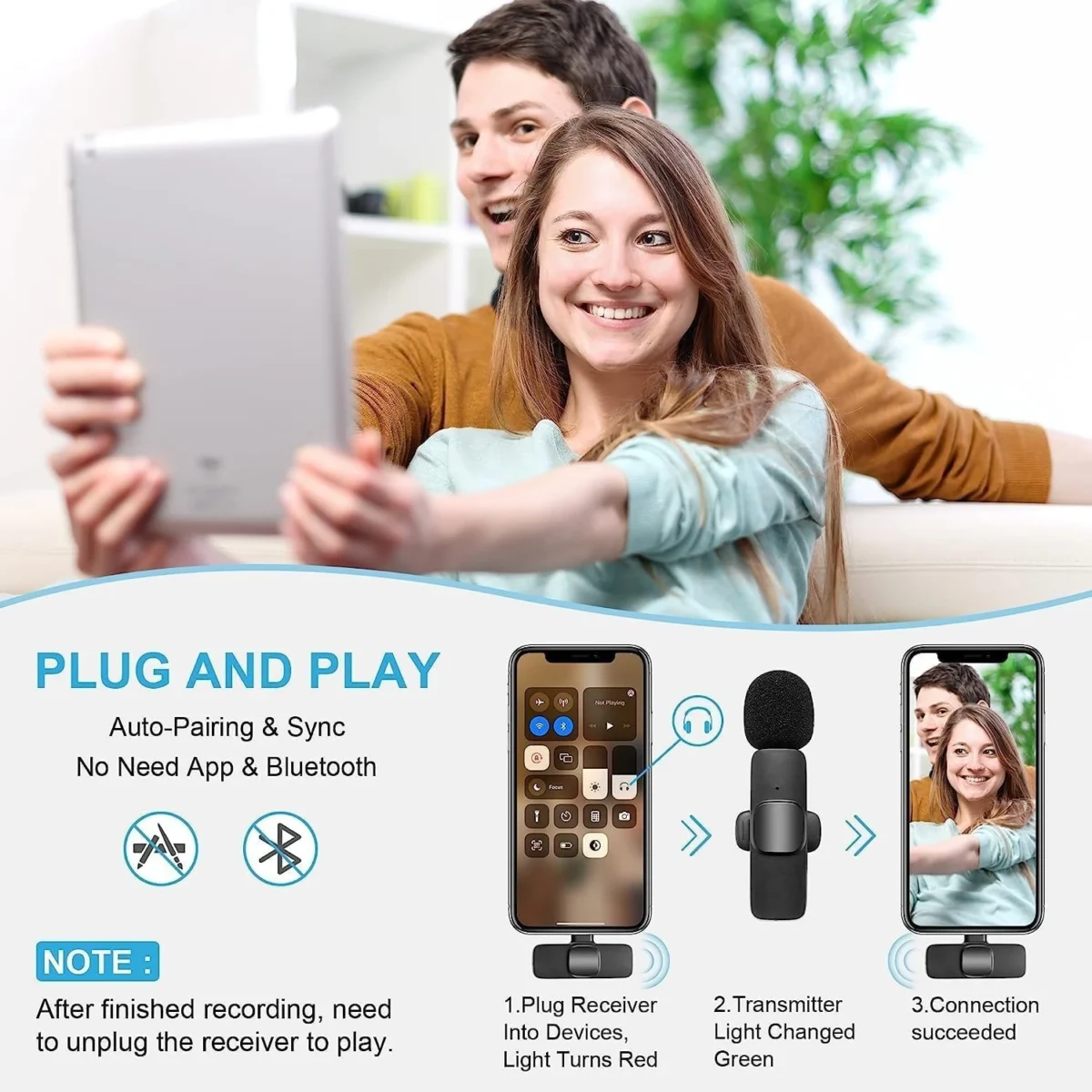 K9 Wireless Microphone – Clear, Portable Audio for Content Creators and Presente - Image 1