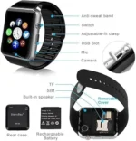 A1 Smart Watch – Bluetooth Touchscreen Watch with SIM & Camera | Fitness Tracker for Android & iOS Phones - Image 4