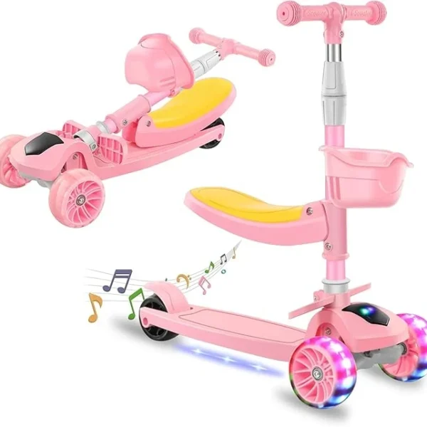 Adorable Pink Toy Scooty – Fun Ride-On for Kids