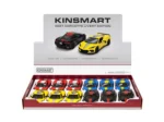 KiNSMART 2021 Corvette Livery Edition | 1:36 Scale Die-Cast Metal Model Car | Pull-Back Action, Openable Doors – KT5432DF (EOS Series, 1x12)