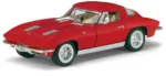 KiNSMART 1963 Corvette Sting Ray™ | 1:36 Scale Die-Cast Metal Model Car | Pull-Back Action, Openable Doors – KT5358D (FOS Series, 1x12) - Image 2