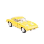KiNSMART 1963 Corvette Sting Ray™ | 1:36 Scale Die-Cast Metal Model Car | Pull-Back Action, Openable Doors – KT5358D (FOS Series, 1x12) - Image 3
