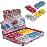 KiNSMART 1963 Corvette Sting Ray™ | 1:36 Scale Die-Cast Metal Model Car | Pull-Back Action, Openable Doors – KT5358D (FOS Series, 1x12)