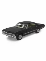 KiNSMART 1967 Chevrolet Impala | 1:43 Scale Die-Cast Metal Model Car | Pull-Back Action, Openable Doors – KT5418D (EOC Series, 1x12 Assortment) - Image 5