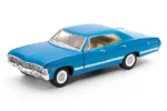 KiNSMART 1967 Chevrolet Impala | 1:43 Scale Die-Cast Metal Model Car | Pull-Back Action, Openable Doors – KT5418D (EOC Series, 1x12 Assortment) - Image 4
