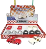 Kinsmart 1954 Mercedes-Benz 300 SL Coupe | 1:36 Scale Die-Cast Car with Openable Doors | METRO TOY’S & GIFT | Colors May Vary