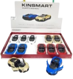 KiNSMART Bugatti Mistral | 1:36 Scale Die-Cast Model Car | Pull-Back Action, Openable Doors – RTS460D (Collectible Toy Car)
