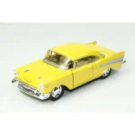 Kinsmart 1:34 Scale 1957 Chevrolet Corvette Die-Cast Model Car | Pull Back Action, Openable Doors | Classic Collectible Toy – Multicolor - Image 4