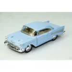 Kinsmart 1:34 Scale 1957 Chevrolet Corvette Die-Cast Model Car | Pull Back Action, Openable Doors | Classic Collectible Toy – Multicolor - Image 2