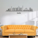 Dehli, India - Skyline Wall Art - Home Decal - Indian National Day - Image 3
