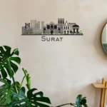 Surat, India - Skyline Wall Art - Home Decal - Indian National Day - Image 4