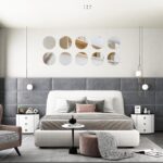 Circle Mirror - Crystal Mirror - Best For Living Room, Bedroom & Stair Wall