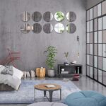 Circle Mirror - Crystal Mirror - Best For Living Room, Bedroom & Stair Wall - Image 4