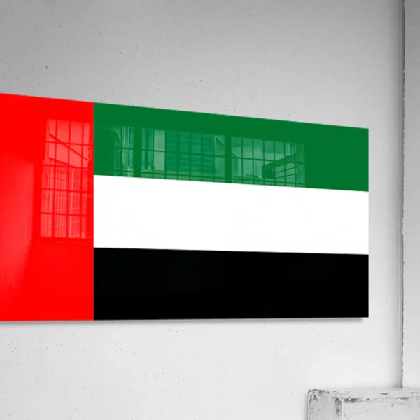 UAE National Day Large Acrylic Wall Flag - Bold, Durable, and Patriotic!